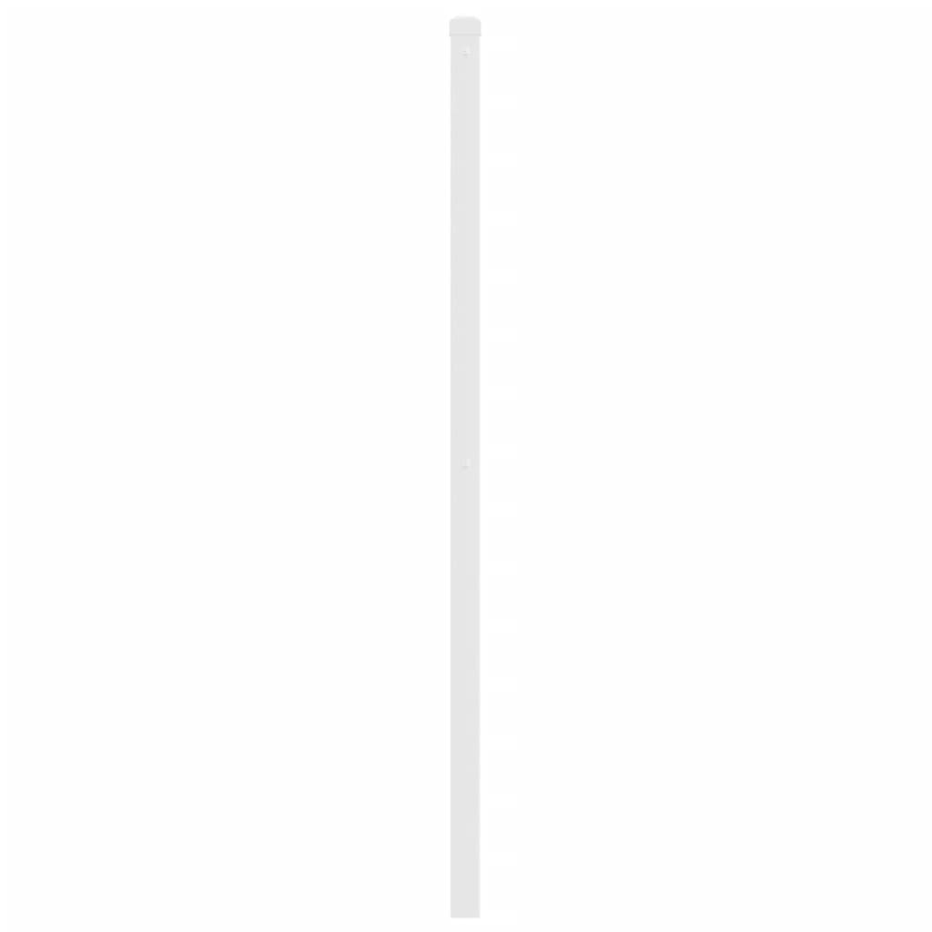 Metal Headboard White 140 cm