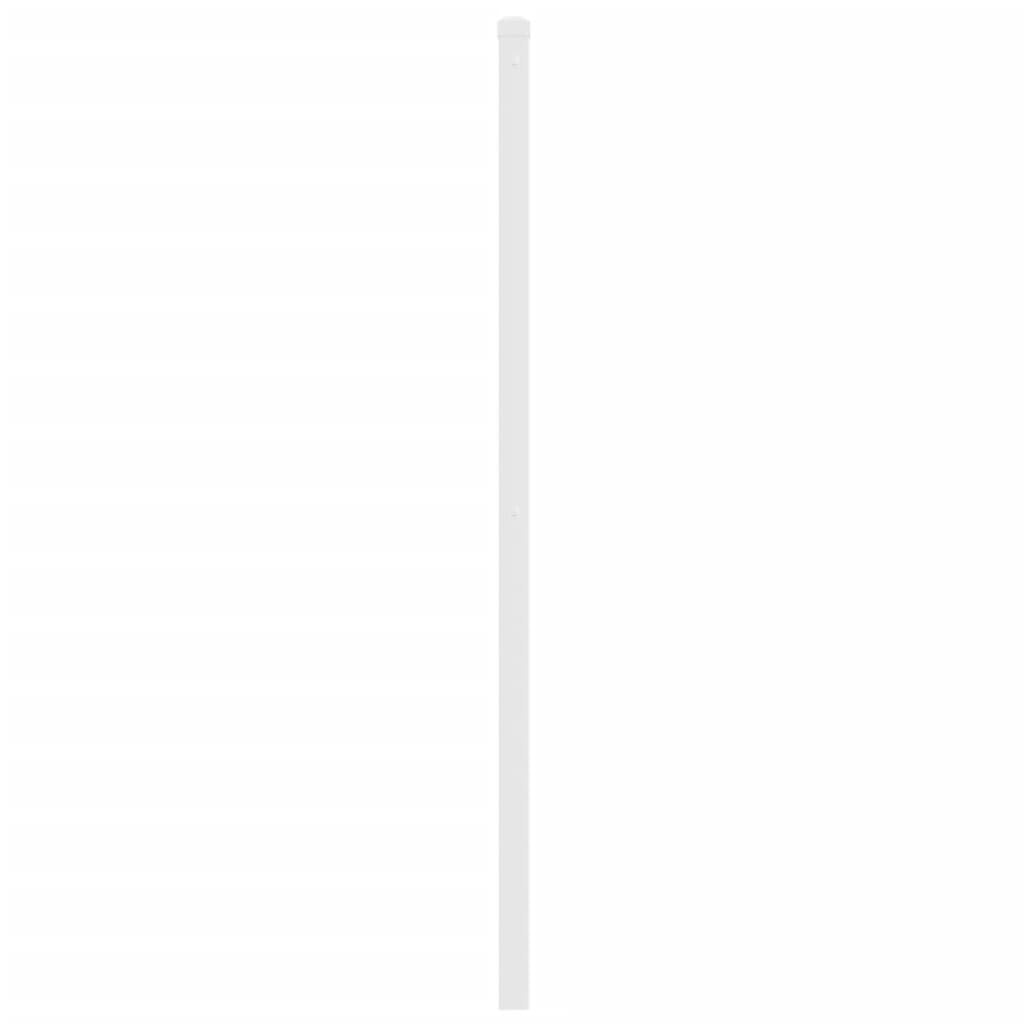 Metal Headboard White 160 cm