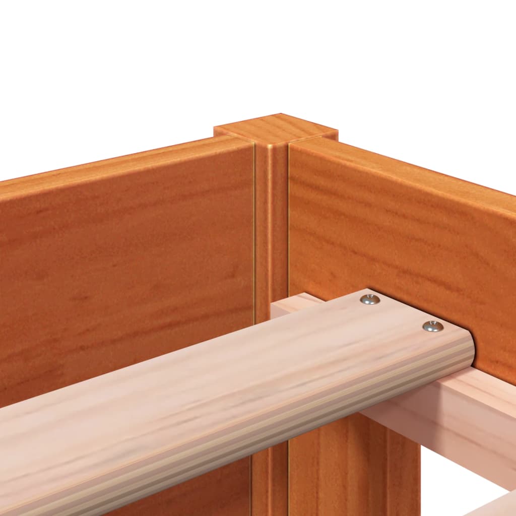 Day Bed Wax Brown 90x200 cm Solid Wood Pine