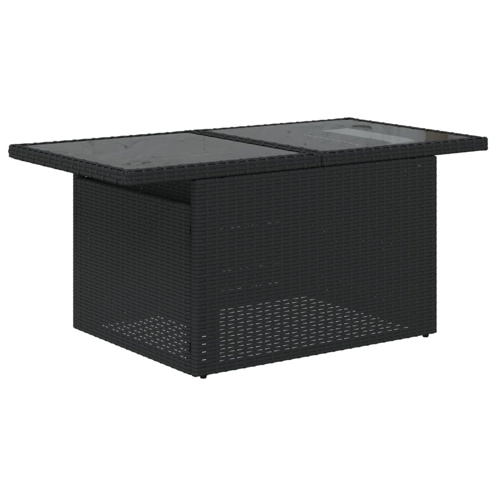 Outdoor Patio Poly Rattan Adjustable Garden Dining Table Outside Coffee Tables
