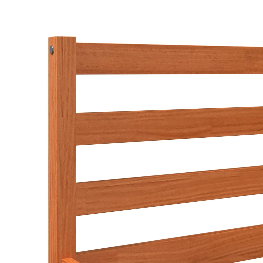 Modern Wooden Double Size 135cm Bed Frame Base With Headboard