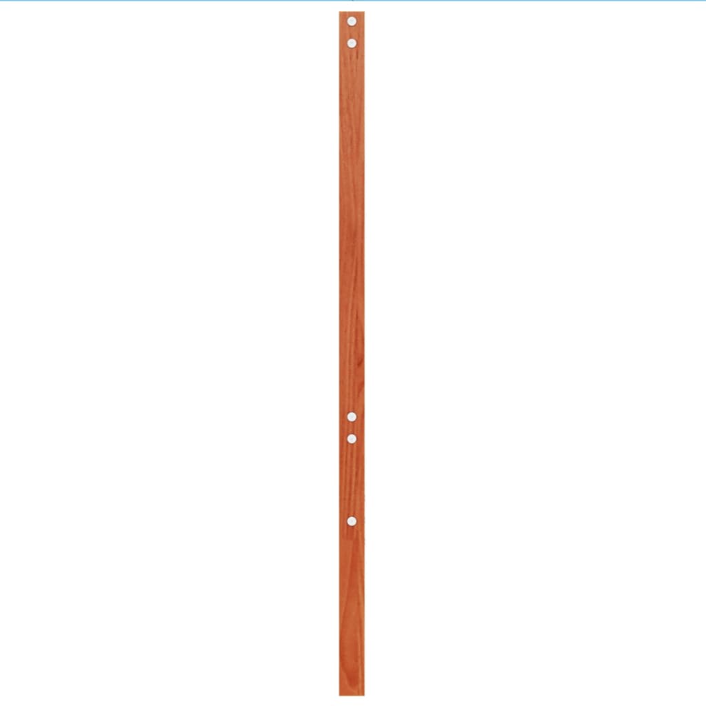Headboard Wax Brown 100 cm Solid Wood Pine