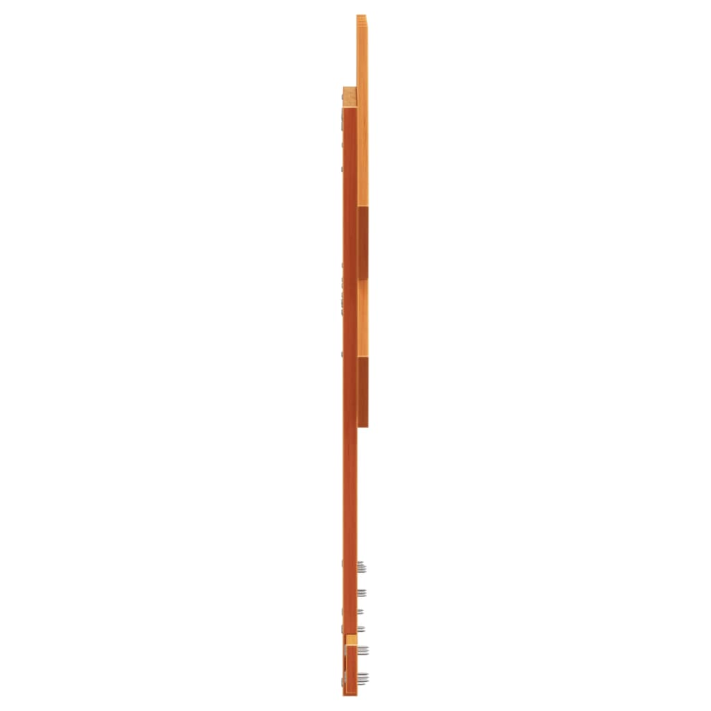 Headboard Wax Brown 100 cm Solid Wood Pine