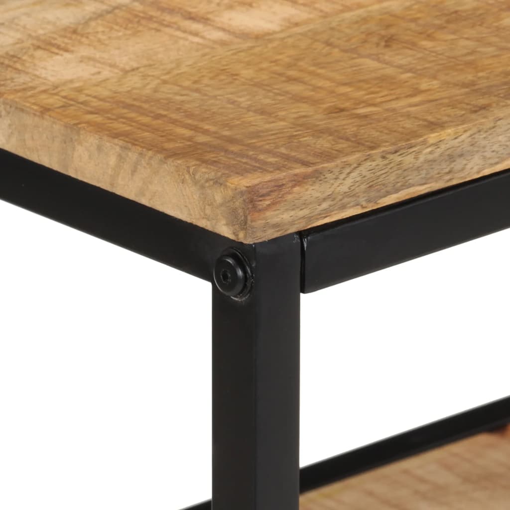 Console Table 100x35x70 cm Solid Rough Wood Mango
