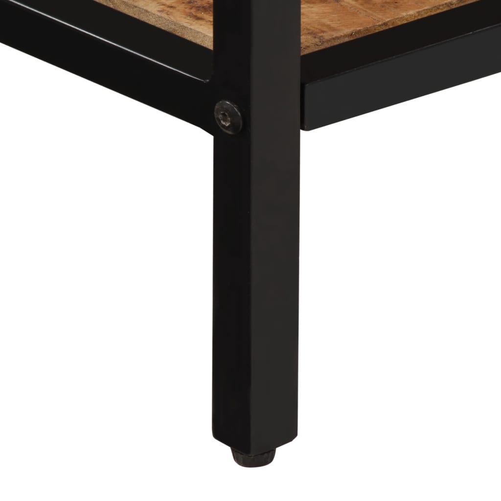 Console Table 70x35x70 cm Solid Rough Wood Mango