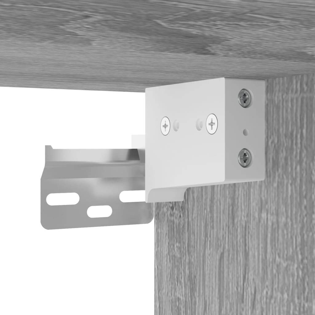 Bathroom Mirror Cabinet Grey Sonoma 60x16x60 cm Engineered Wood