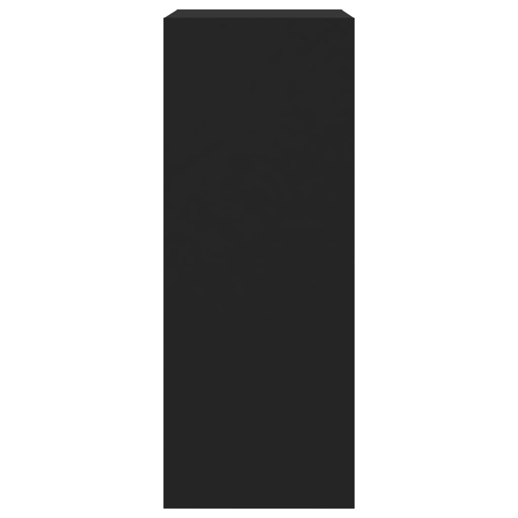 Shoe Cabinet with 2 Flip-Drawers Black 60x42x108 cm