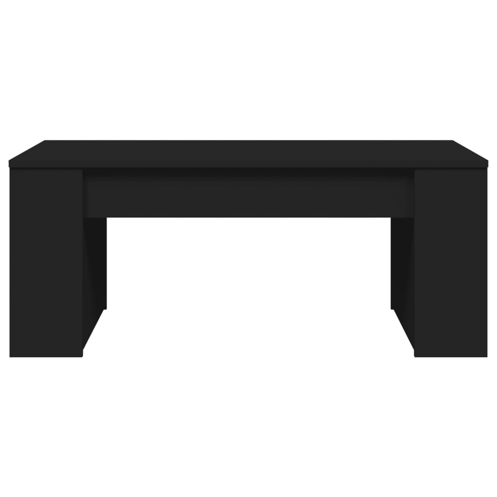Modern Wooden Living Room Coffee Table With Open Storage Shelves Wood Tables