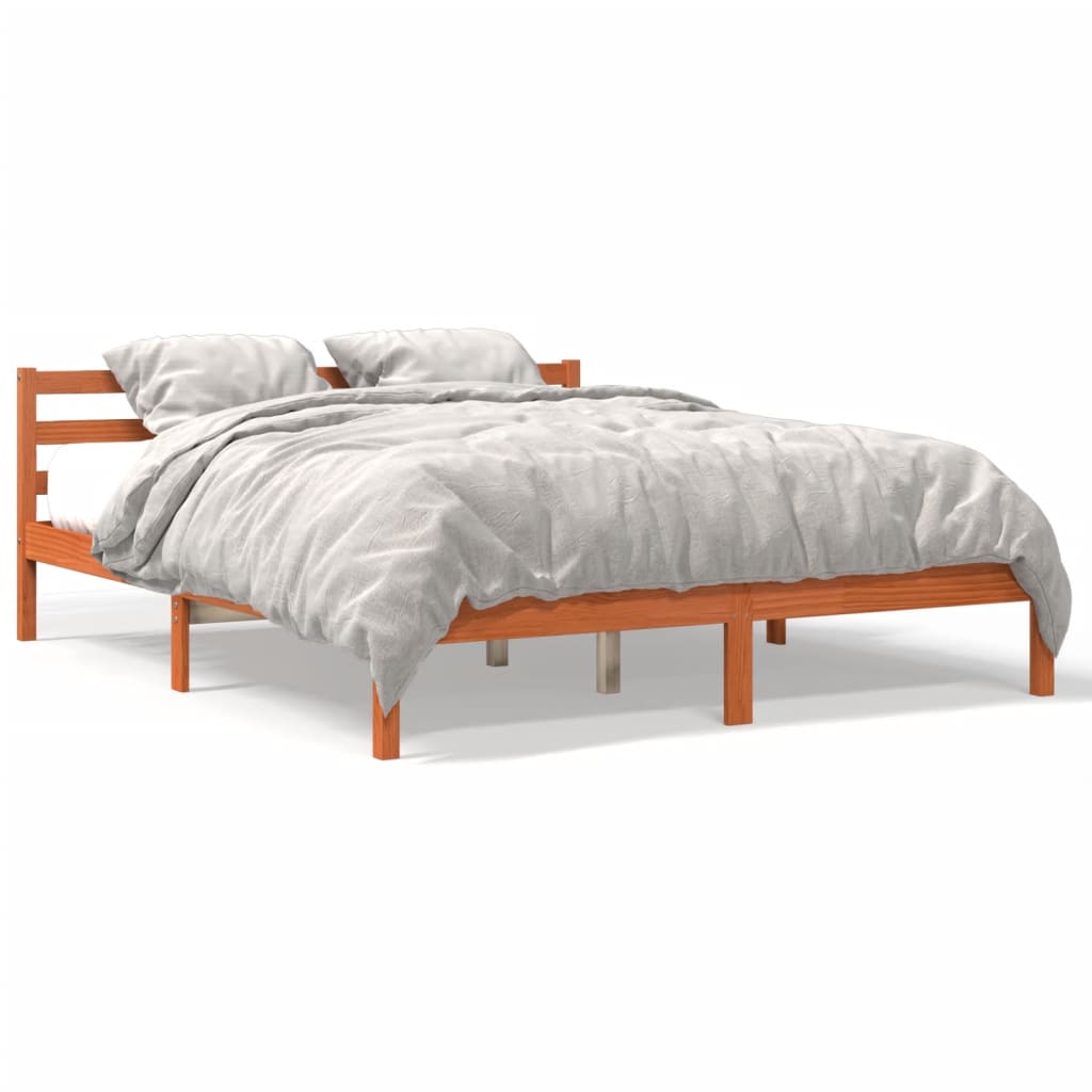 Modern Wooden Emperor Size 2m Bed Frame Base With Headboard