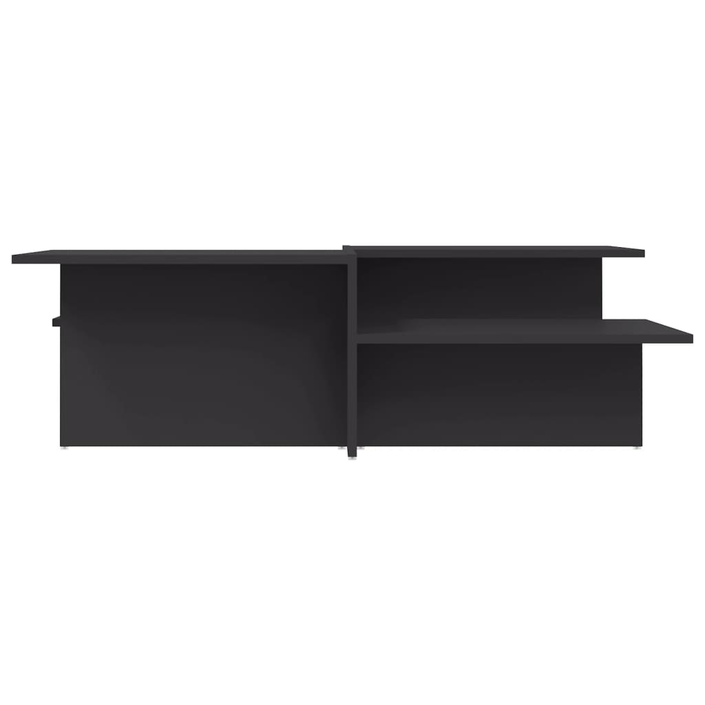 Modern Wooden 2pcs Living Room Coffee Table Set Lounge Side Tables Wood