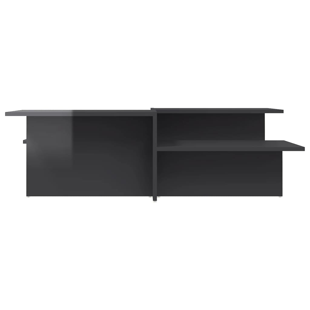 Modern Wooden 2pcs Living Room Coffee Table Set Lounge Side Tables Wood