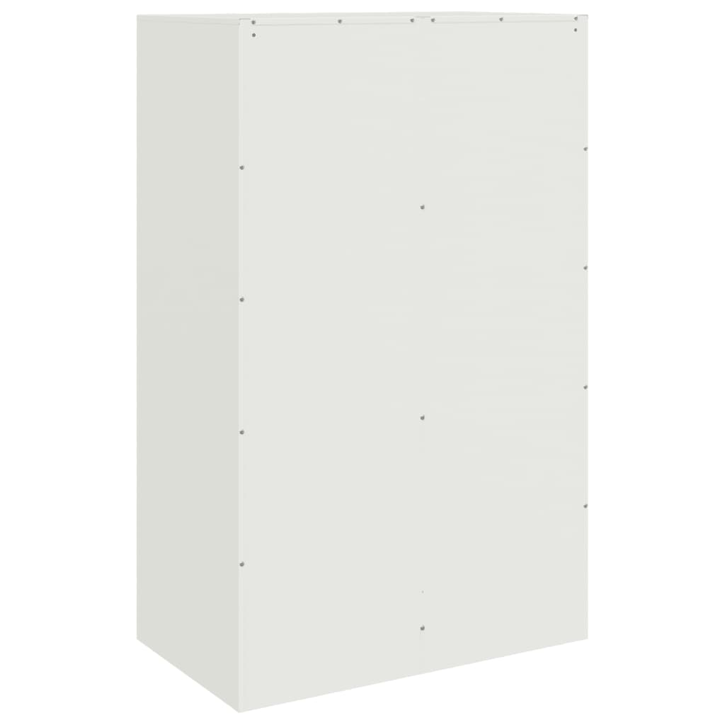 Sideboard White 67x39x107 cm Steel