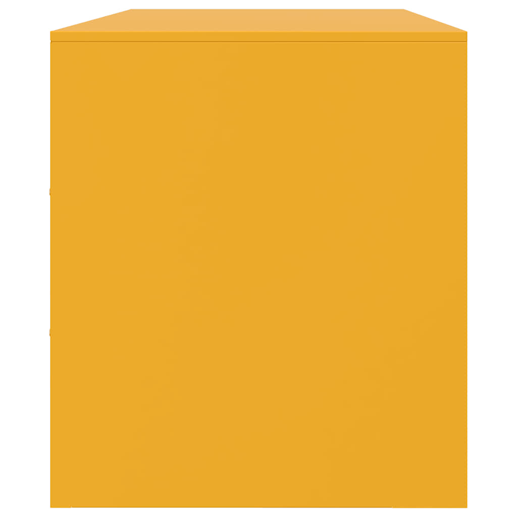 TV Cabinet Mustard Yellow 99x39x44 cm Steel