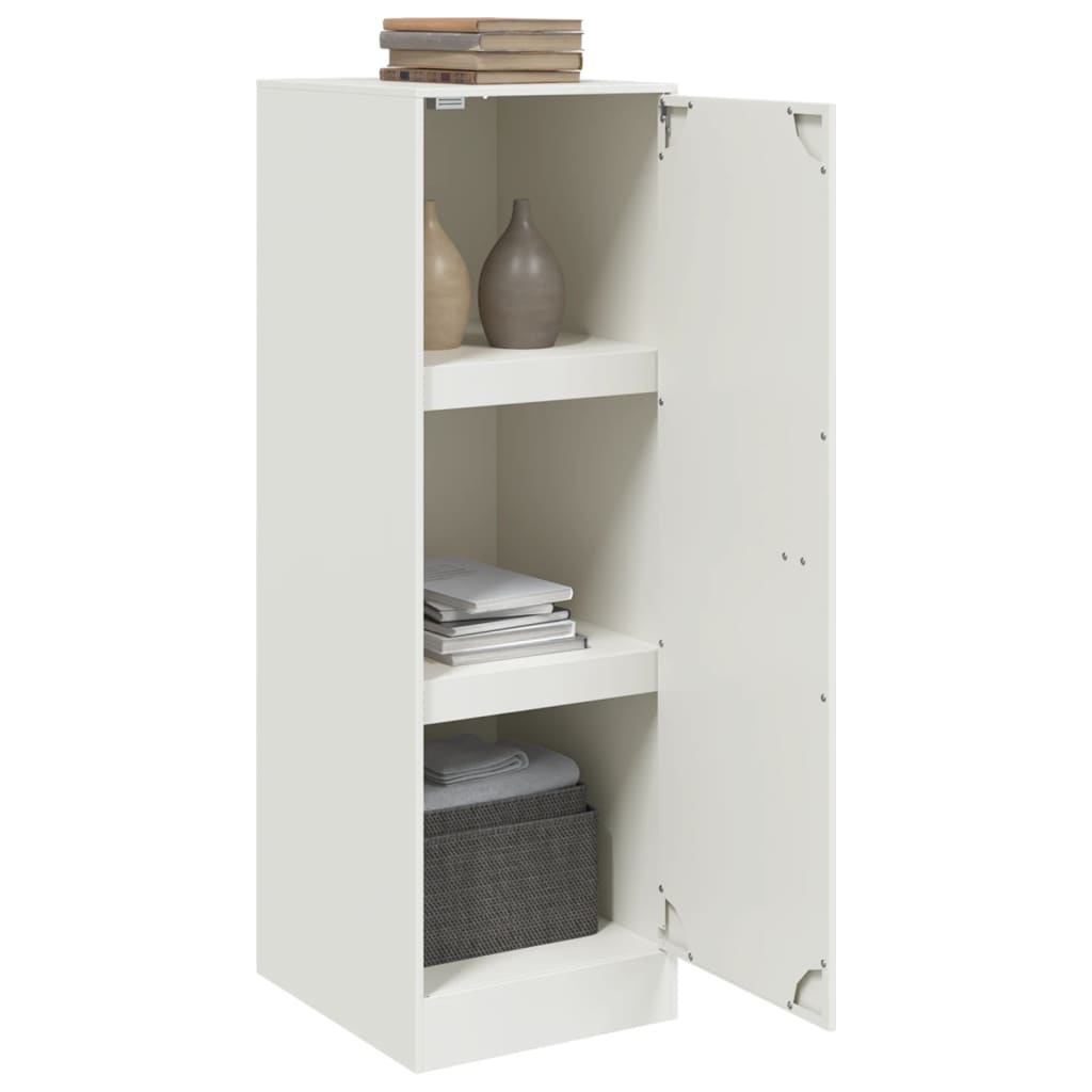 Sideboard White 34.5x39x107 cm Steel