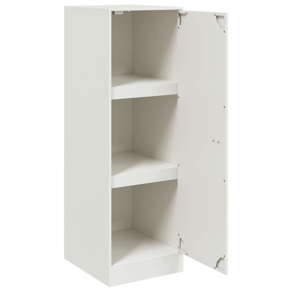 Sideboard White 34.5x39x107 cm Steel