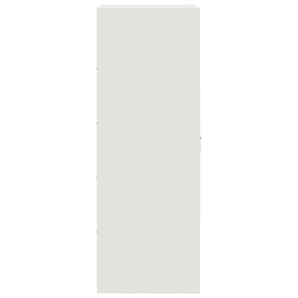 Sideboard White 34.5x39x107 cm Steel