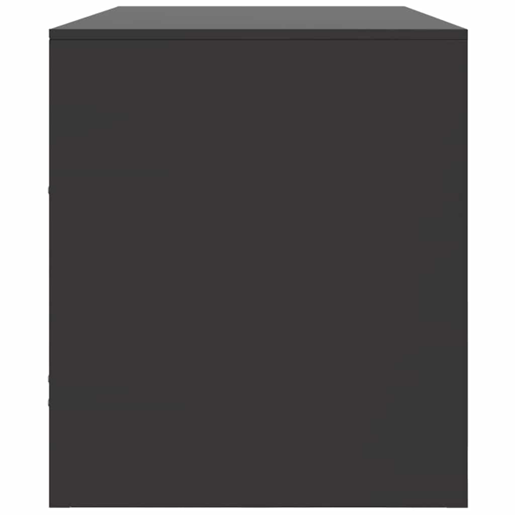 Industrial Steel 39 Inch TV Tele Stand Unit Cabinet With 3 Shelves & 3 Drawers