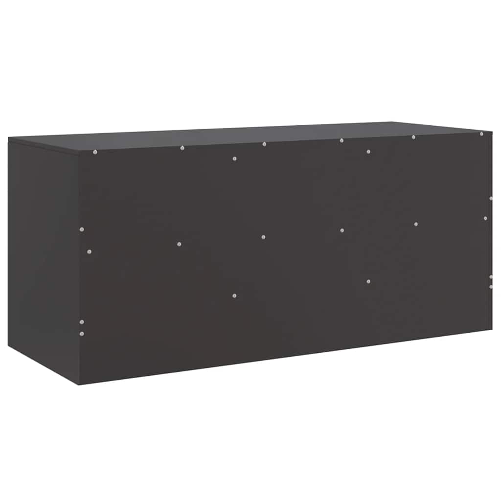 Industrial Steel 39 Inch TV Tele Stand Unit Cabinet With 3 Shelves & 3 Drawers