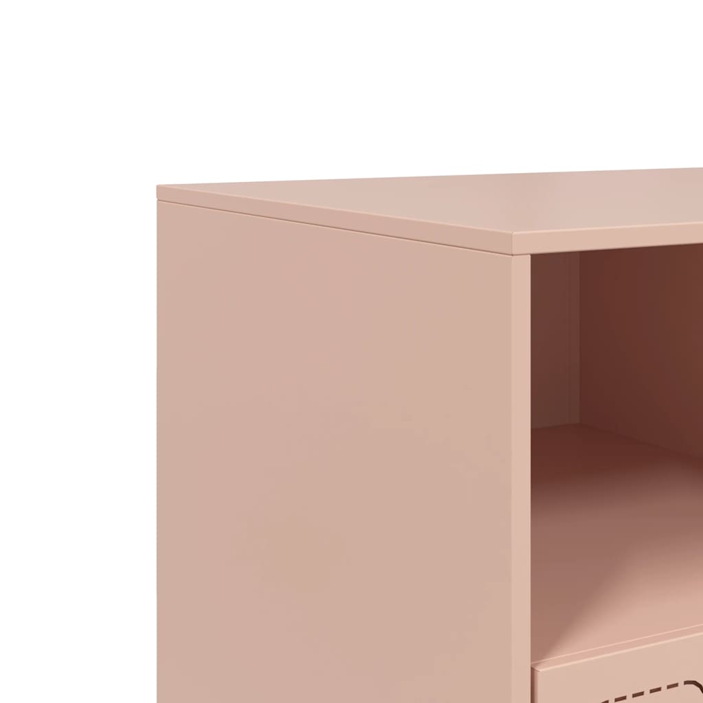 Industrial Steel 39 Inch TV Tele Stand Unit Cabinet With 3 Shelves & 3 Drawers