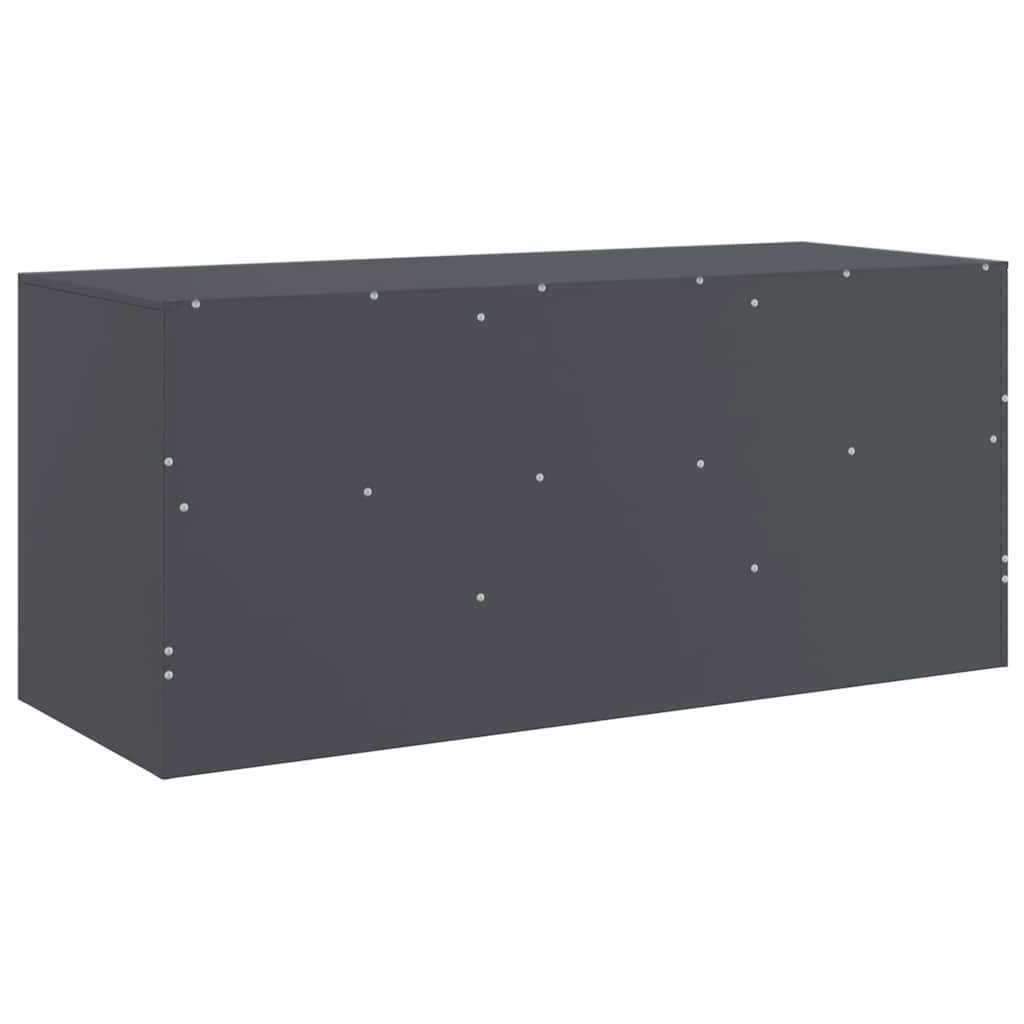 Industrial Steel 39 Inch TV Tele Stand Unit Cabinet With 3 Shelves & 3 Drawers