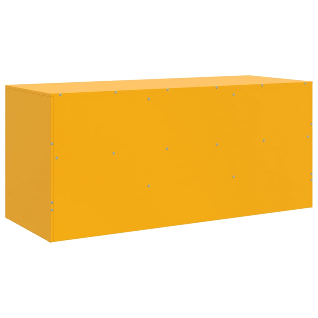 Industrial Steel 39 Inch TV Tele Stand Unit Cabinet With 3 Shelves & 3 Drawers