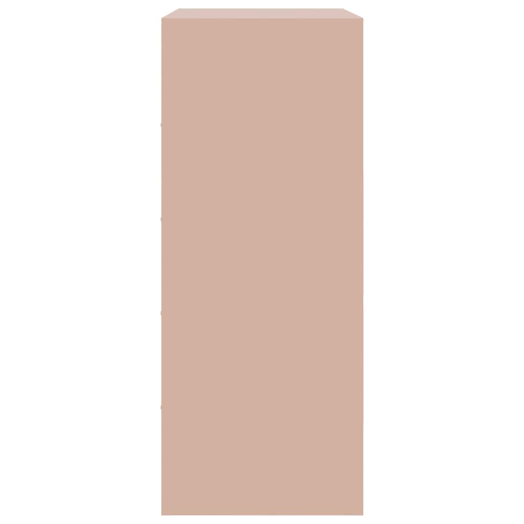 Highboard Pink 67x39x95 cm Steel