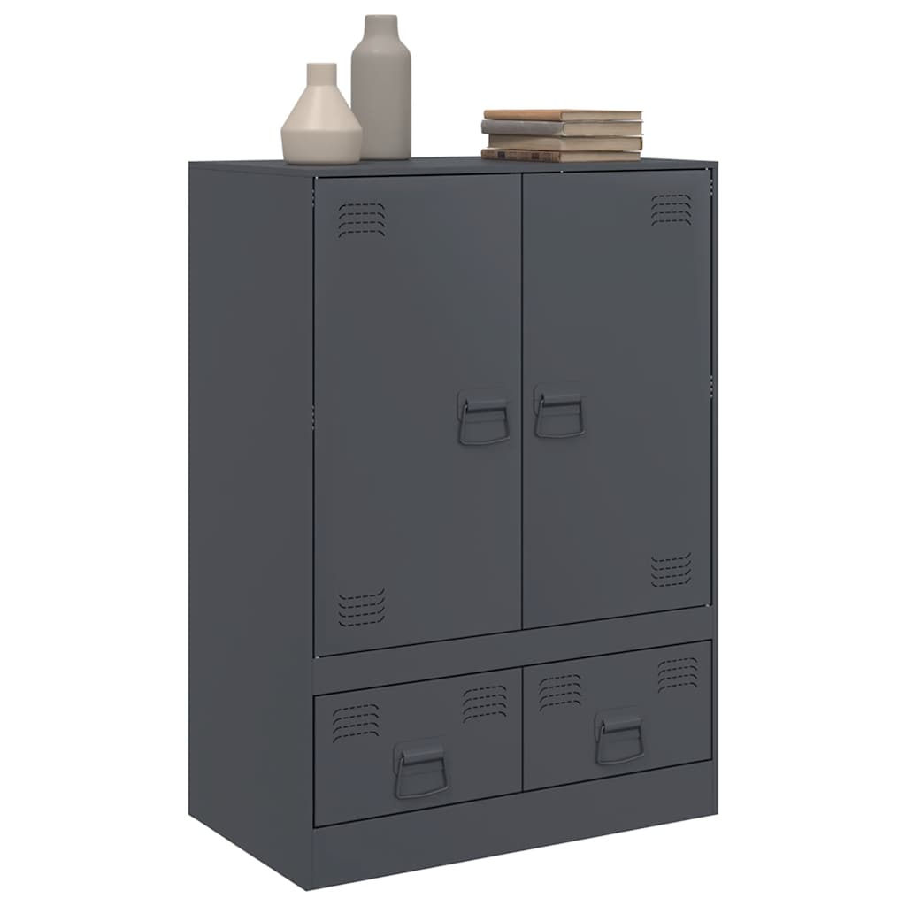 Highboard Anthracite 67x39x95 cm Steel