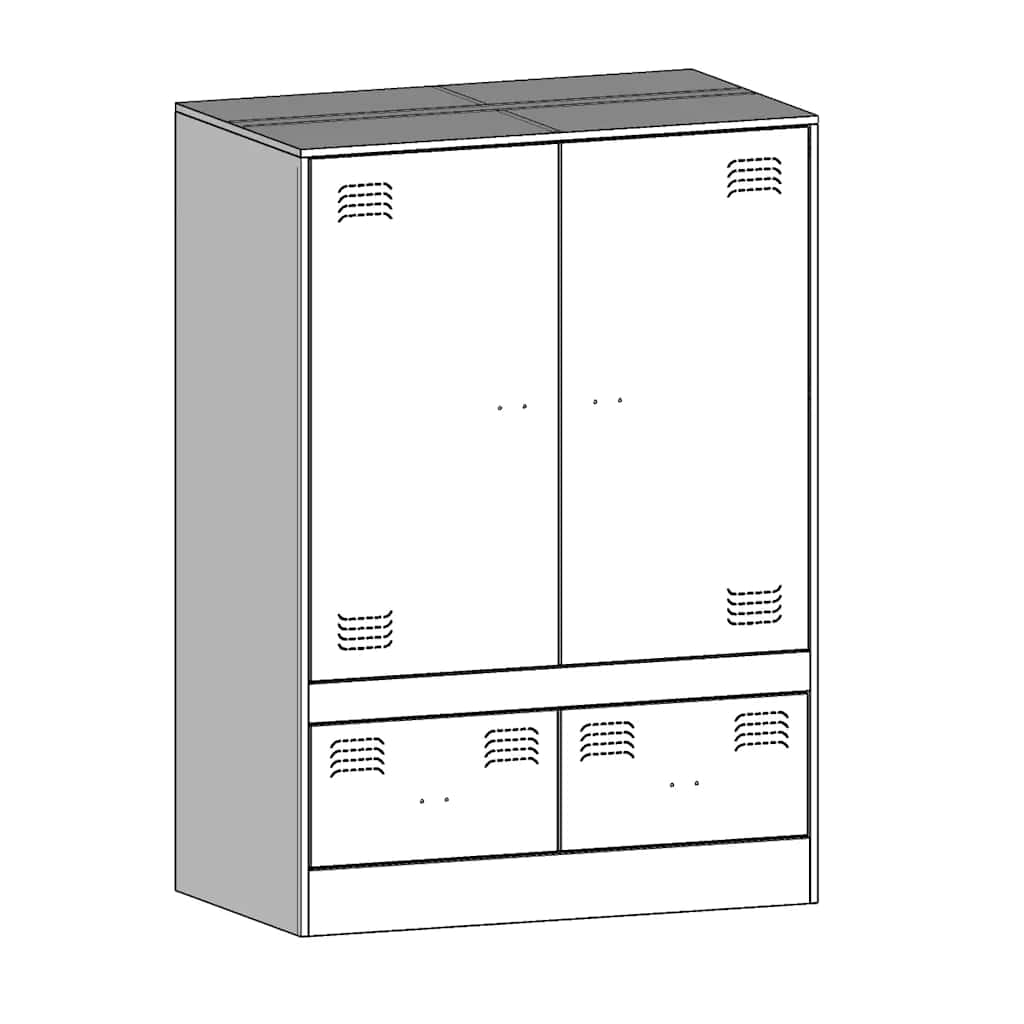 Highboard Anthracite 67x39x95 cm Steel