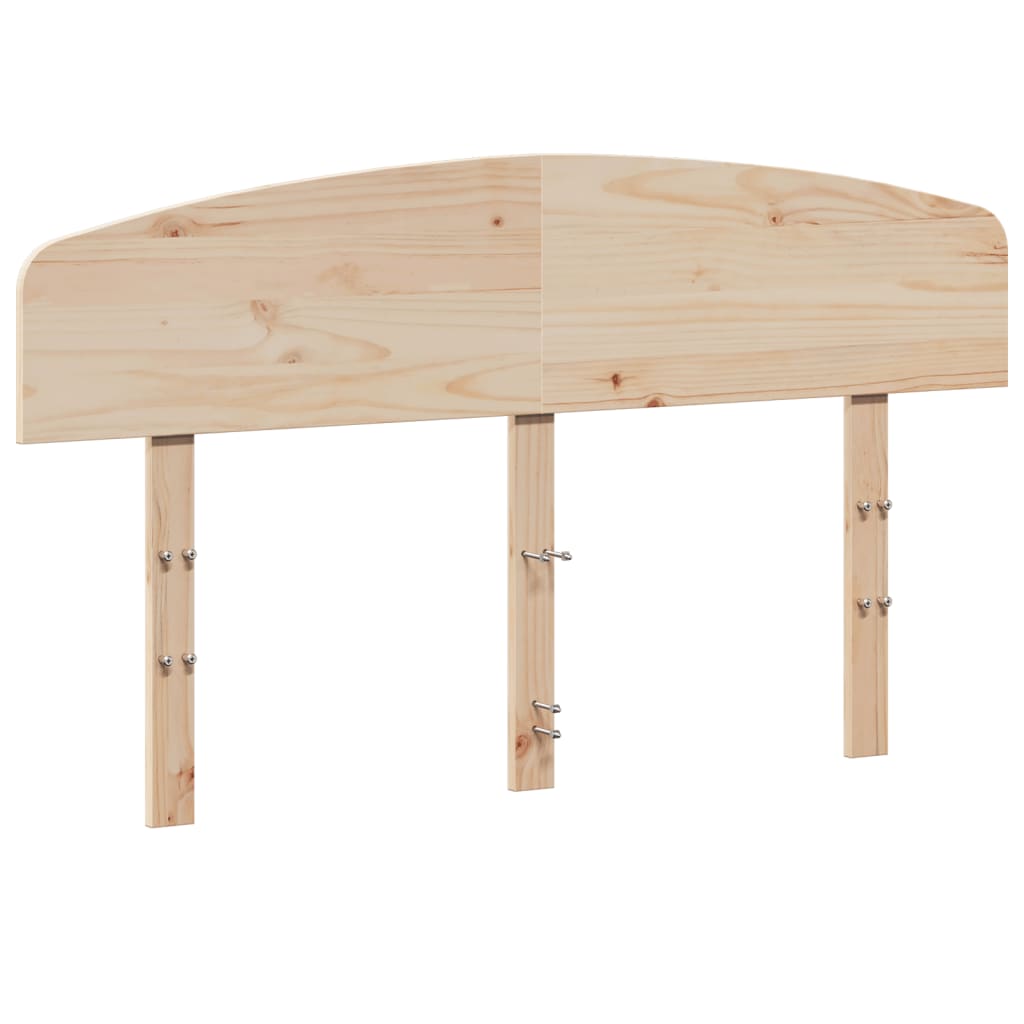 Headboard 140 cm Solid Wood Pine