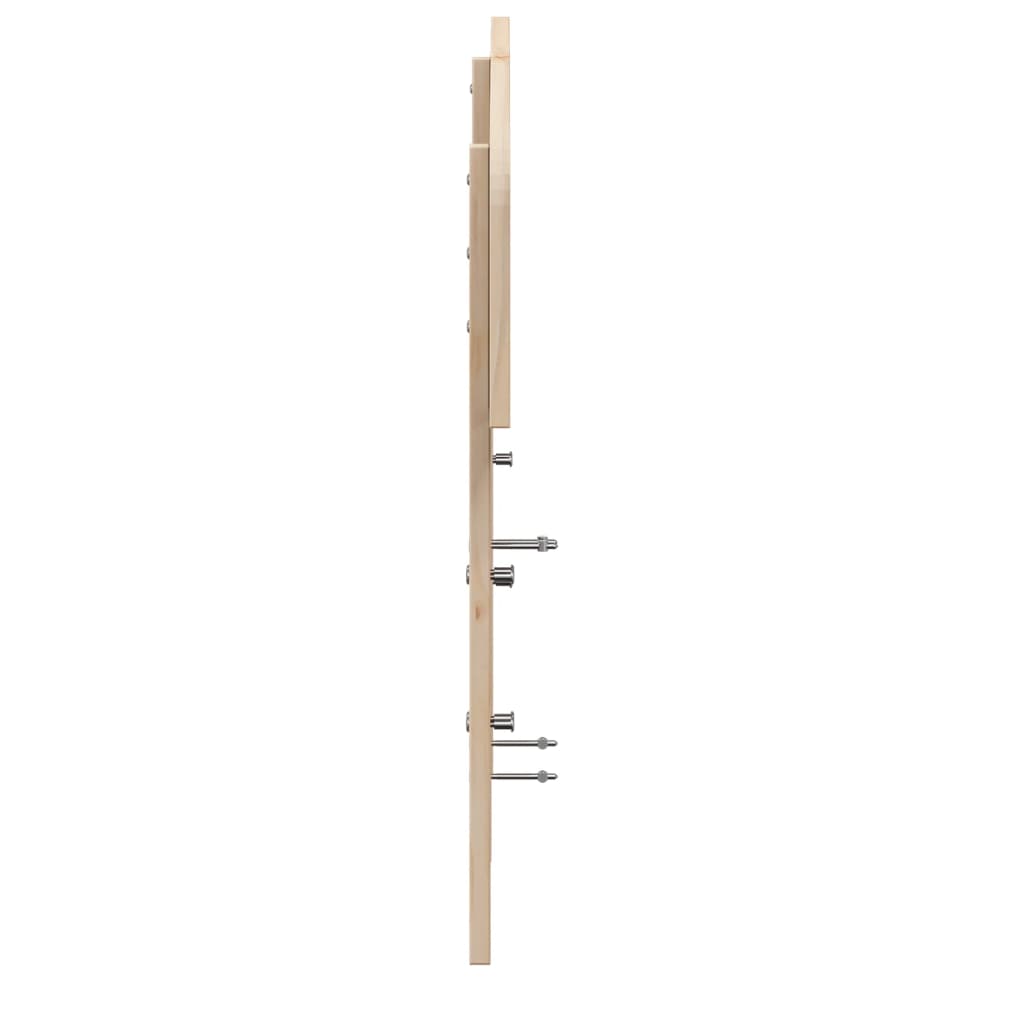 Headboard 140 cm Solid Wood Pine