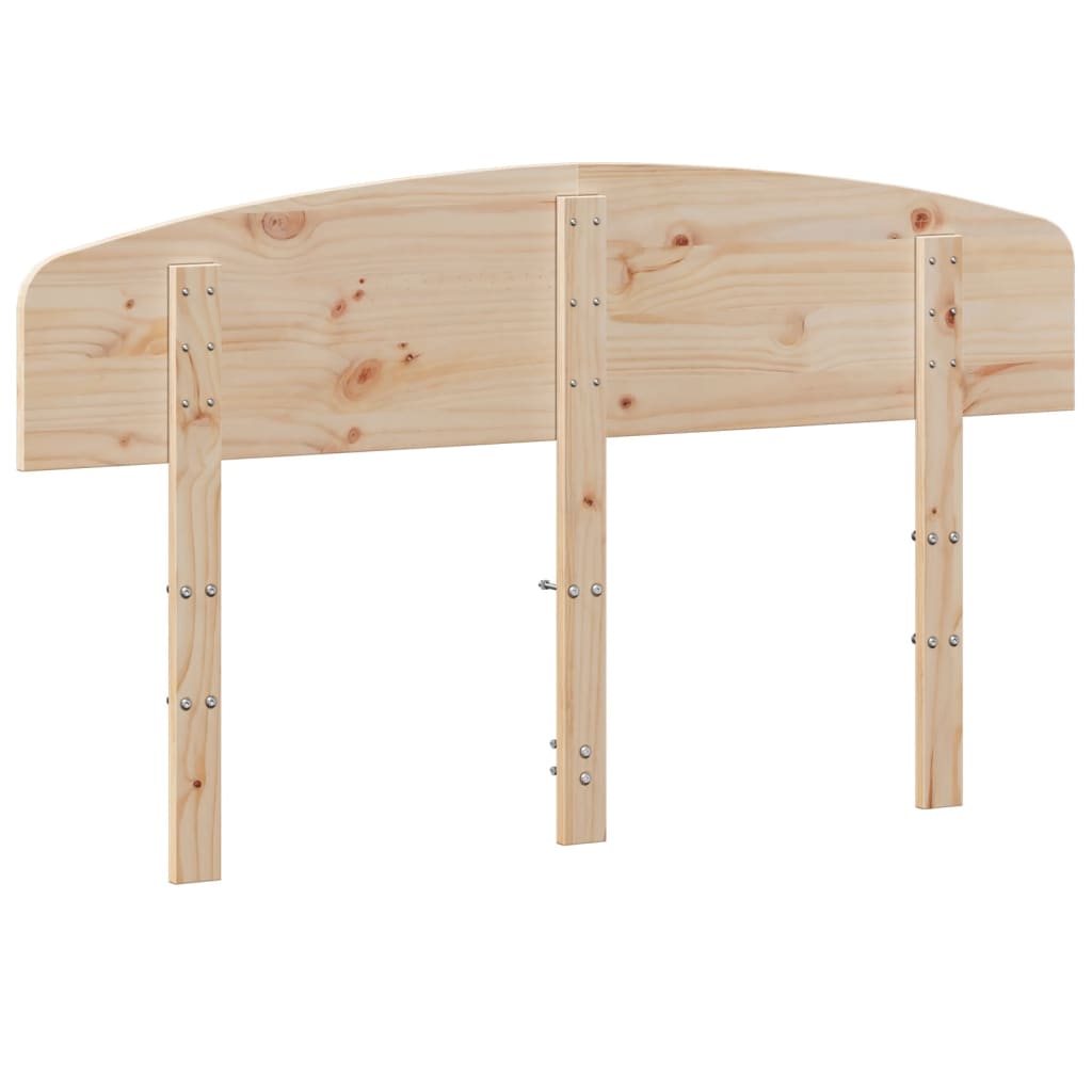 Headboard 140 cm Solid Wood Pine