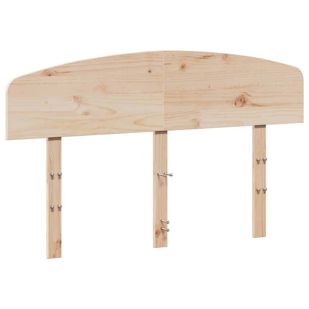 Headboard 120 cm Solid Wood Pine