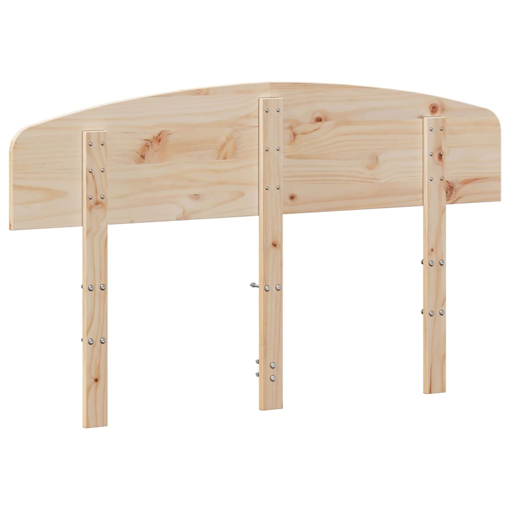 Headboard 120 cm Solid Wood Pine