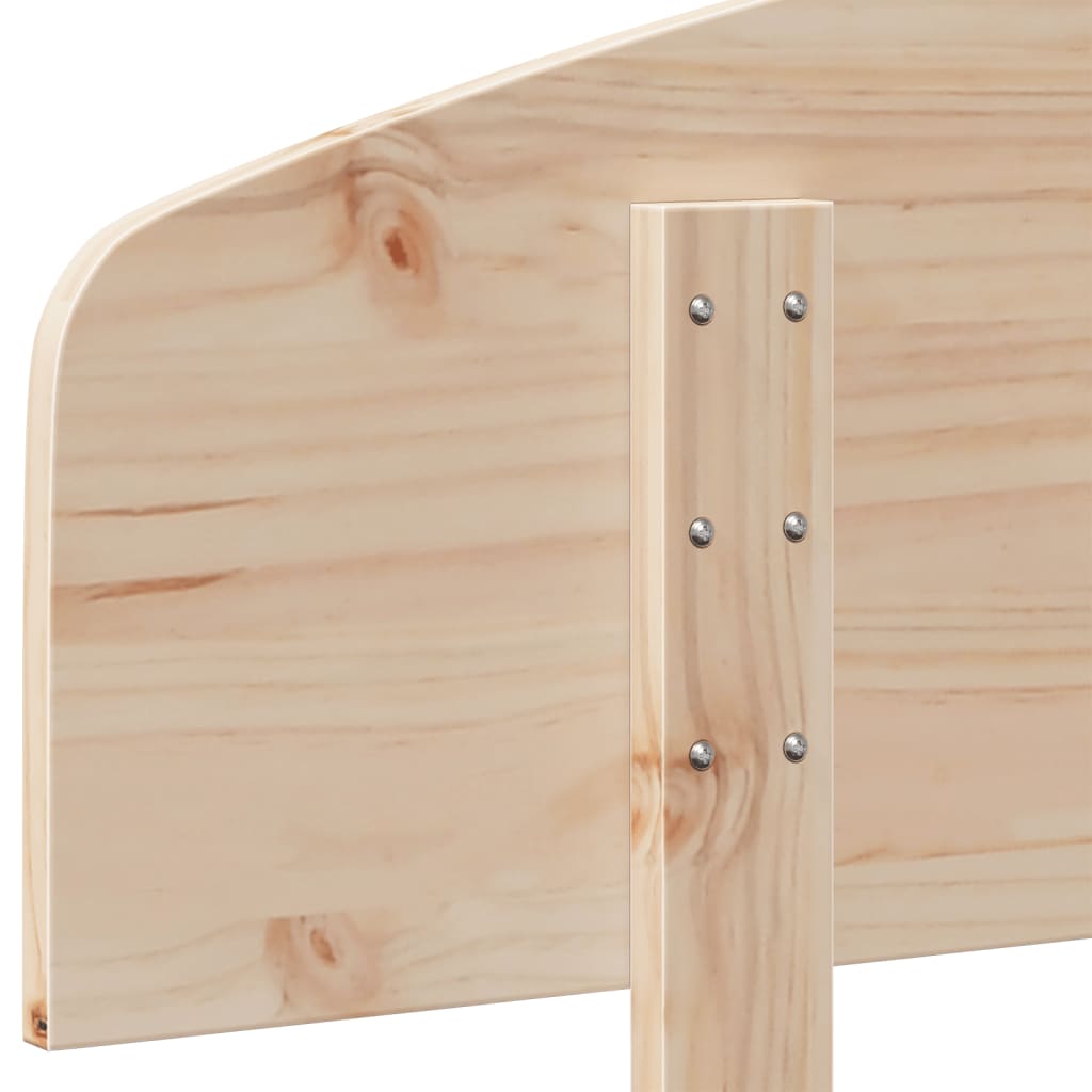 Headboard 120 cm Solid Wood Pine