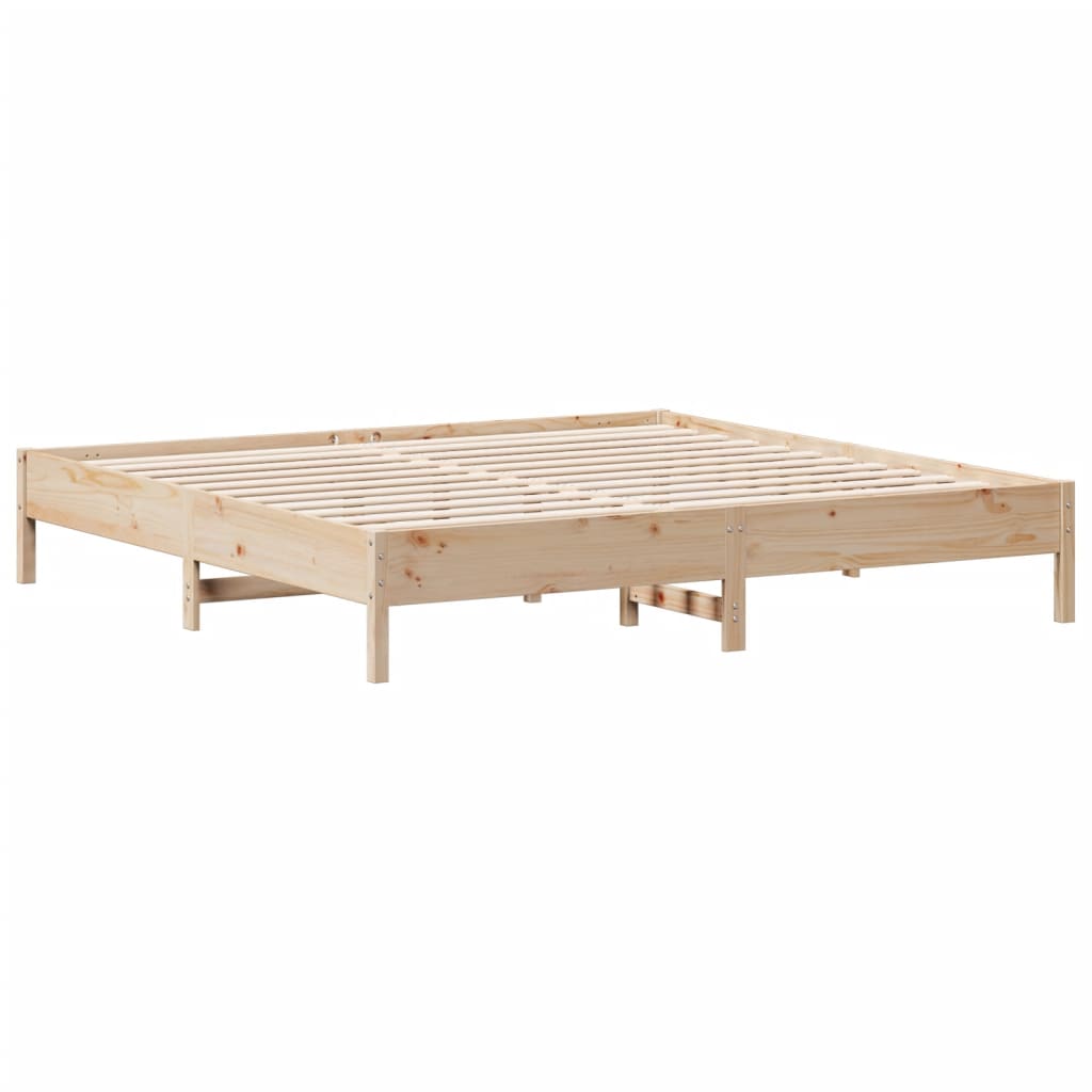 Bed Frame without Mattress 180x200 cm Super King Solid Wood Pine
