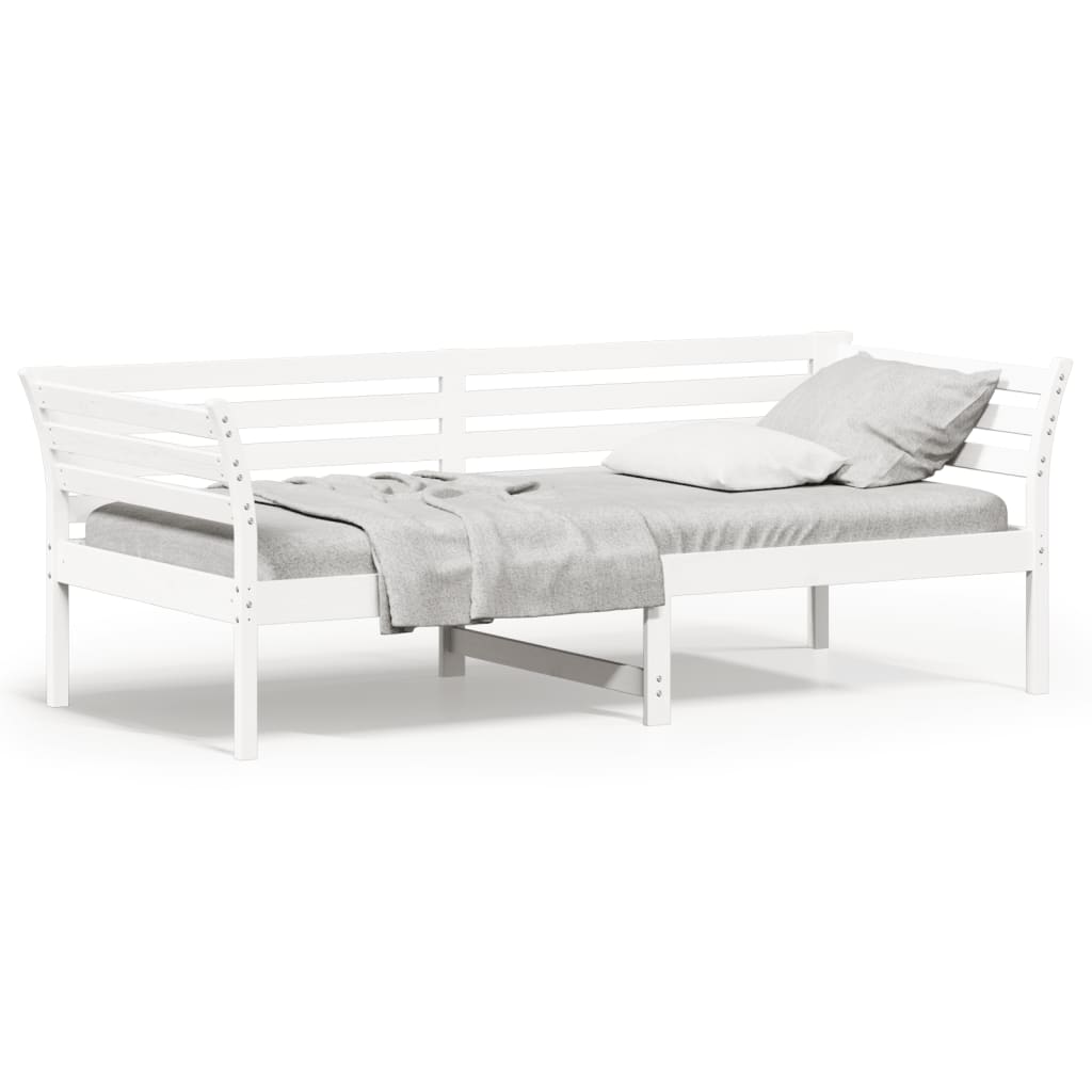 Day Bed without Mattress White 80x200 cm Solid Wood Pine
