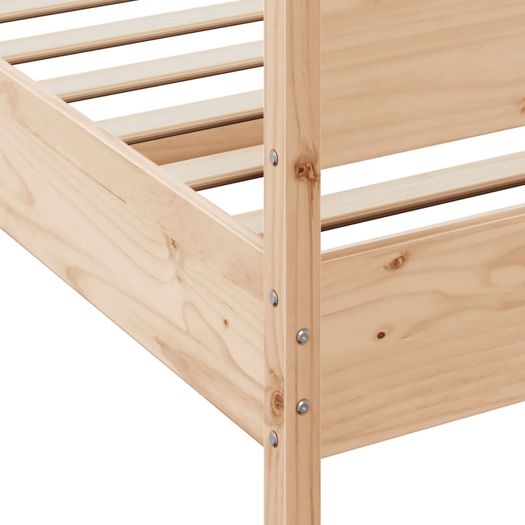 Bed Frame without Mattress 180x200 cm Super King Solid Wood Pine