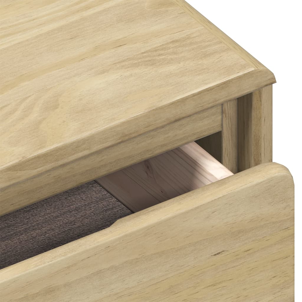 Console Table SAUDA Oak 89.5x36.5x73 cm Solid Wood Pine