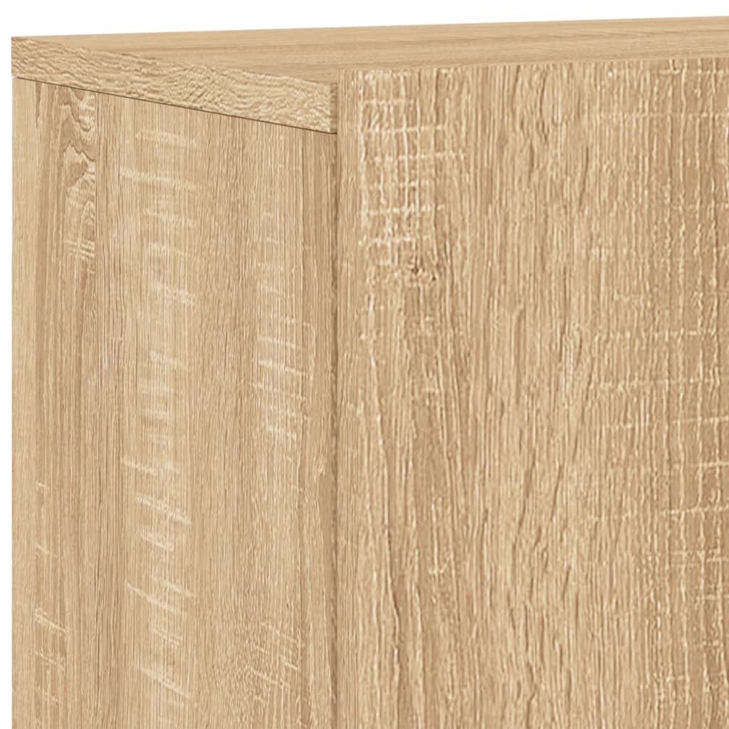 5 Piece TV Wall Units Sonoma Oak Engineered Wood