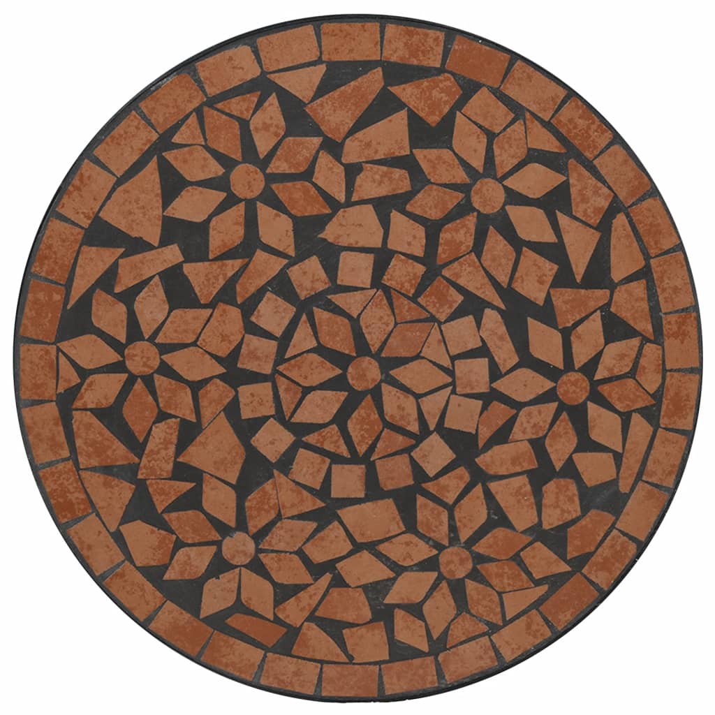 Mosaic Bistro Table Ø50x70 cm Ceramic with Decorative Pattern for Indoor and Outdoor Use
