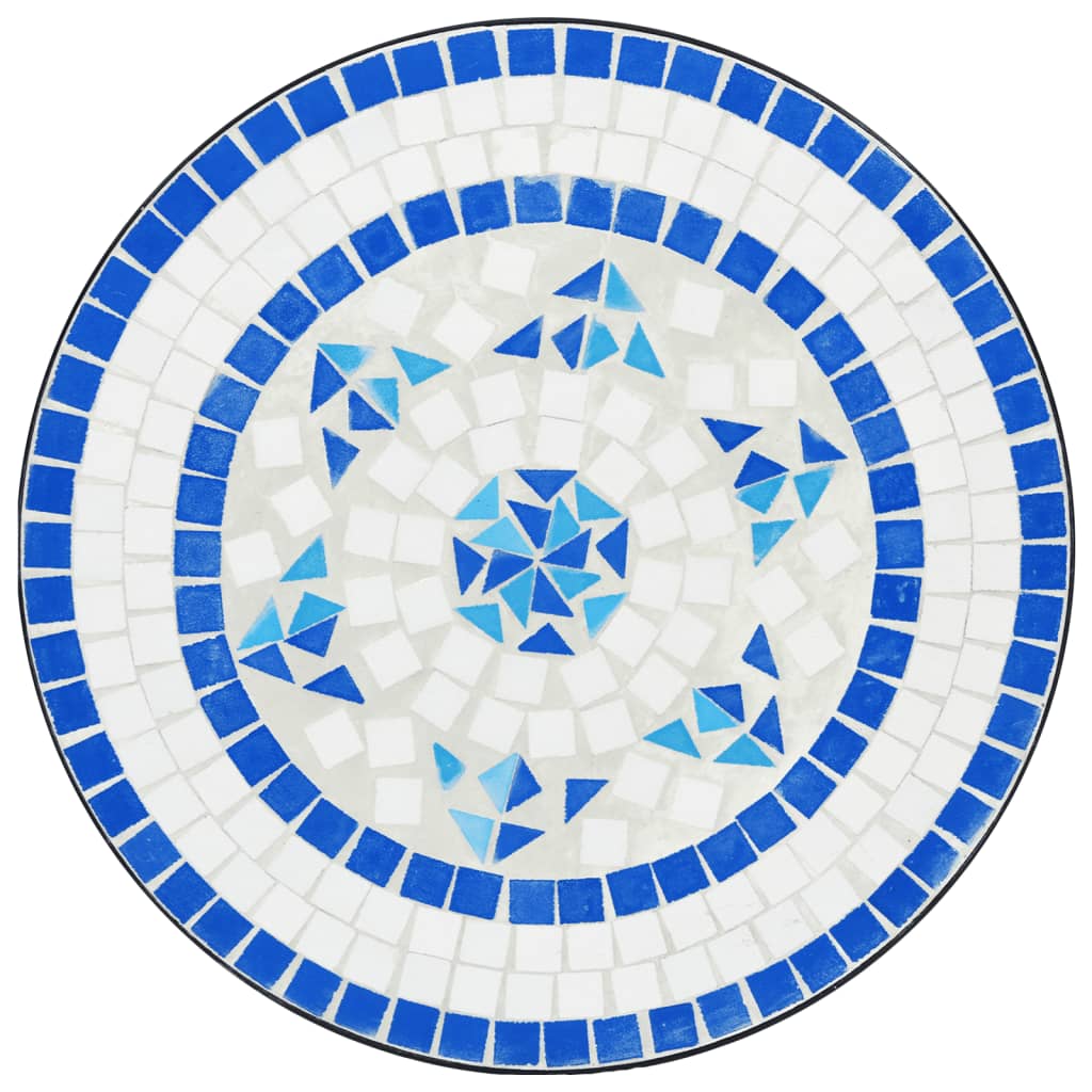 Mosaic Bistro Table Ø50x70 cm Ceramic with Decorative Pattern for Indoor and Outdoor Use