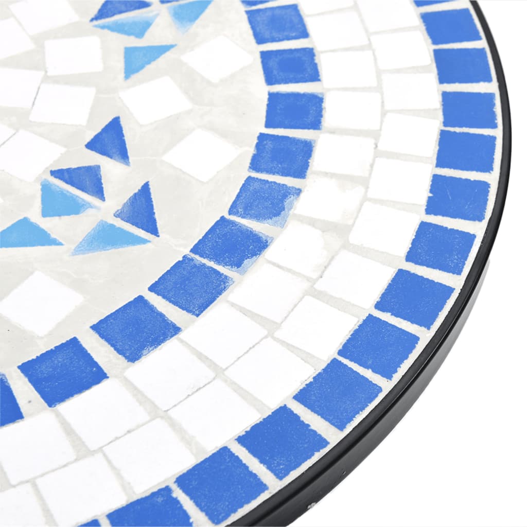Mosaic Bistro Table Ø50x70 cm Ceramic with Decorative Pattern for Indoor and Outdoor Use