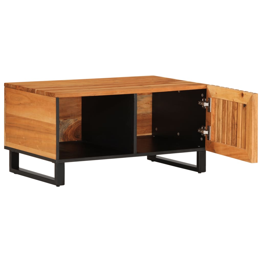 Coffee Table 80x51x40 cm Solid Wood Acacia