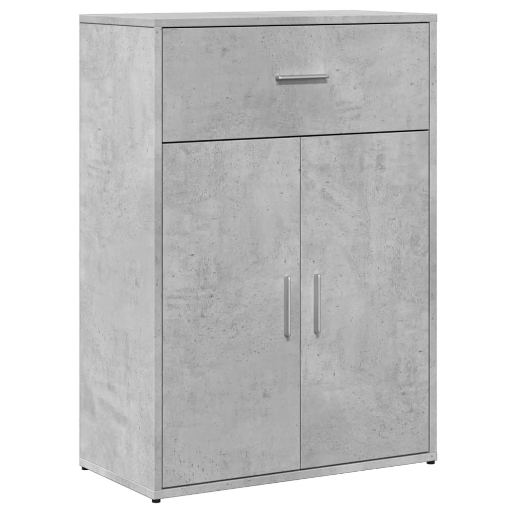 Sideboard Concrete Grey 60x30x84 cm Engineered Wood