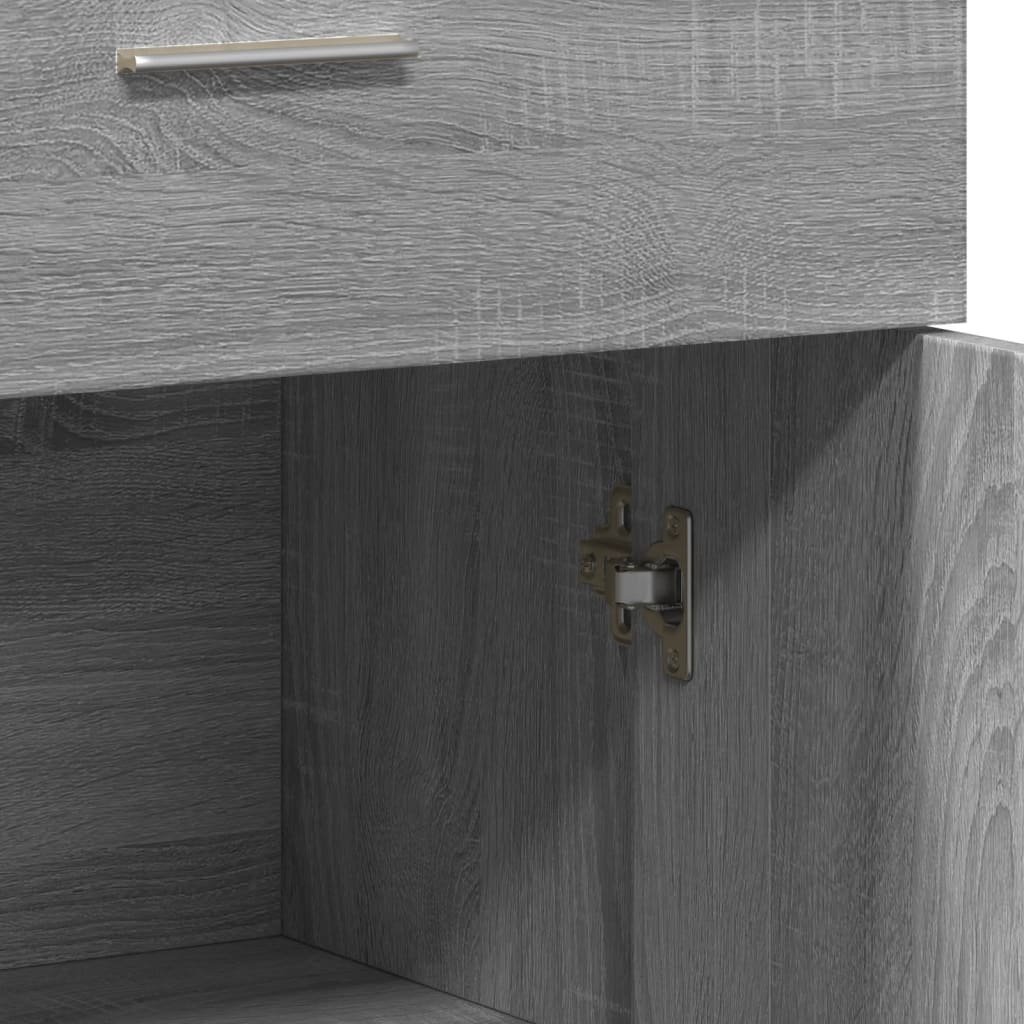 Sideboard Grey Sonoma 60x30x84 cm Engineered Wood