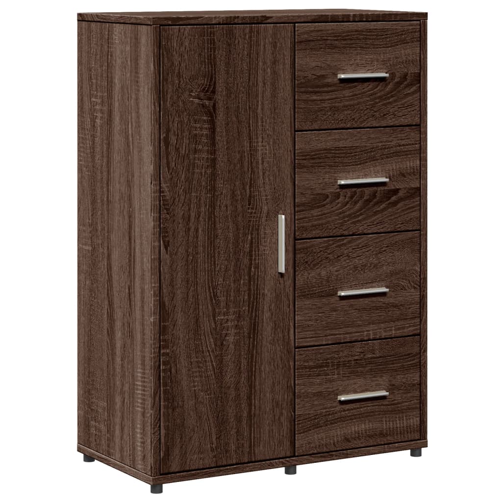 Sideboard Brown Oak 60x31x84 cm Engineered Wood