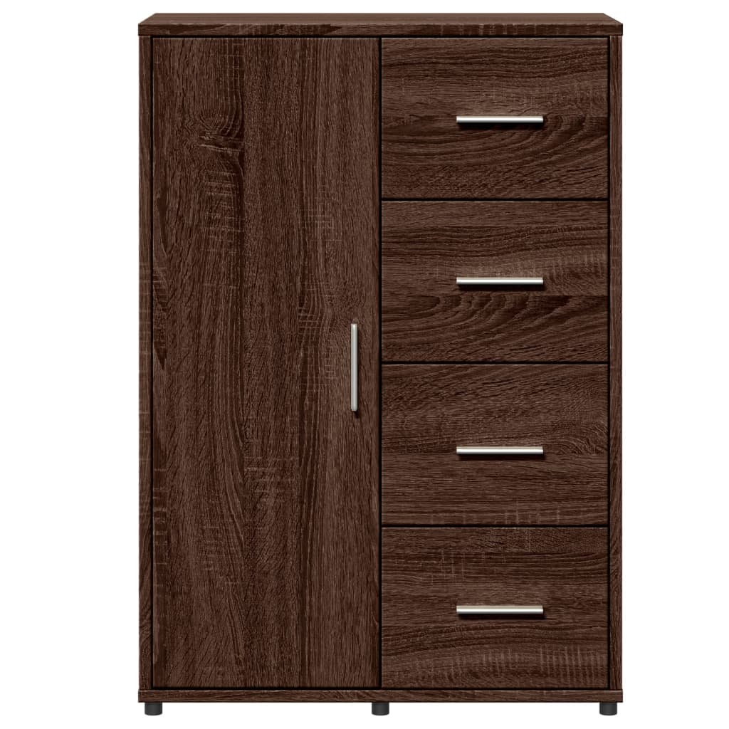 Sideboard Brown Oak 60x31x84 cm Engineered Wood
