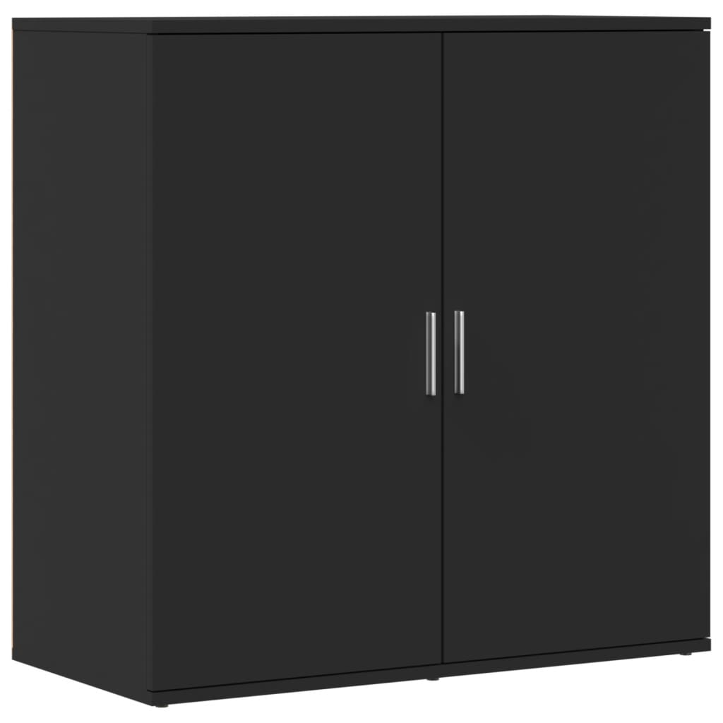 Sideboard Black 79x38x80 cm Engineered Wood