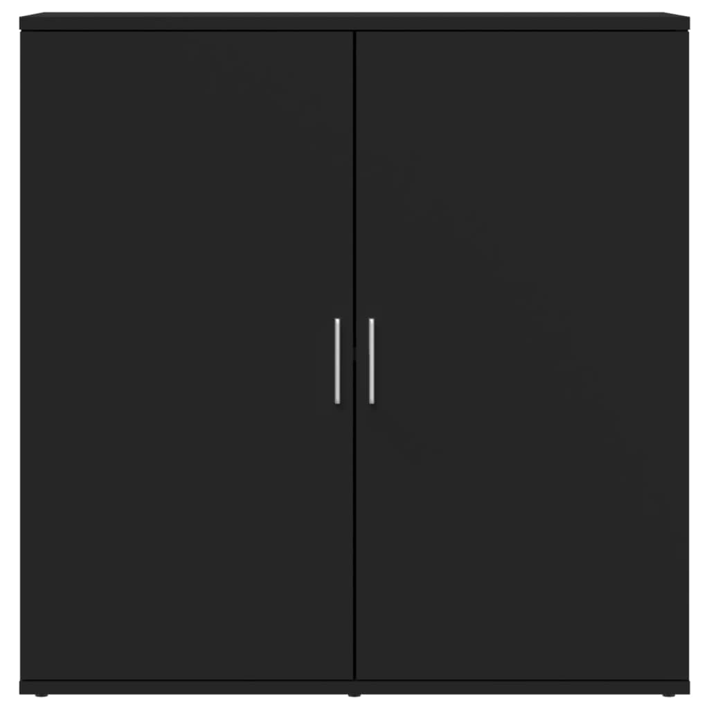 Sideboard Black 79x38x80 cm Engineered Wood