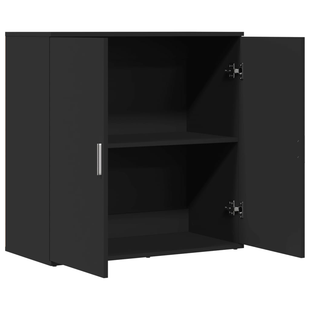 Sideboard Black 79x38x80 cm Engineered Wood